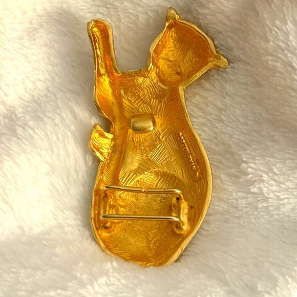 Doreen Ryan Leopard Belt Buckle Vintage 1980s Cat Design Statement - Picture 7 of 10